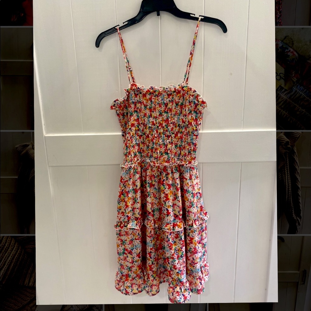 Pink flower Jessica Simpson brand dress.